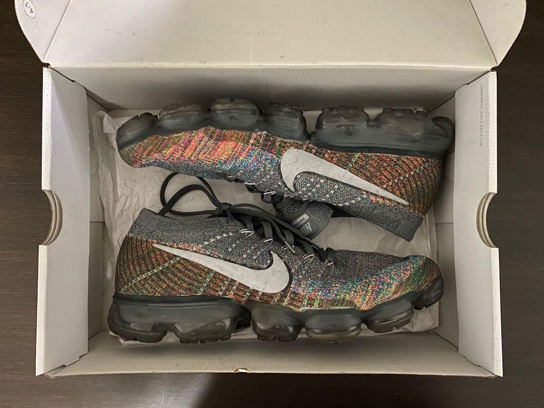 vapormax gray multicolor