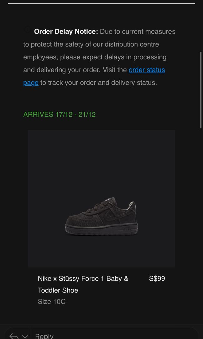 nike size 12 toddler