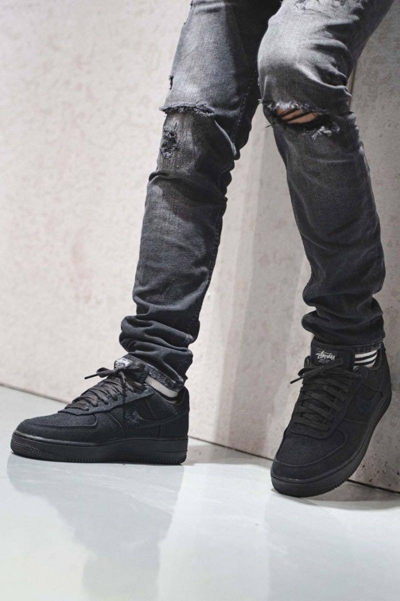 Air force cheap 1 black jeans