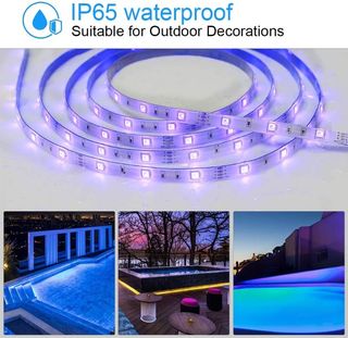Opard Led Strip Lights With Remote 10m 32 8ft Ip65waterproof 44keys Remote Control 300leds Smd 5050 Rgb Color Changing Led Strip Light For Bedrooms Electronics Others On Carousell How to install under cabinet led flexible strip lights. carousell