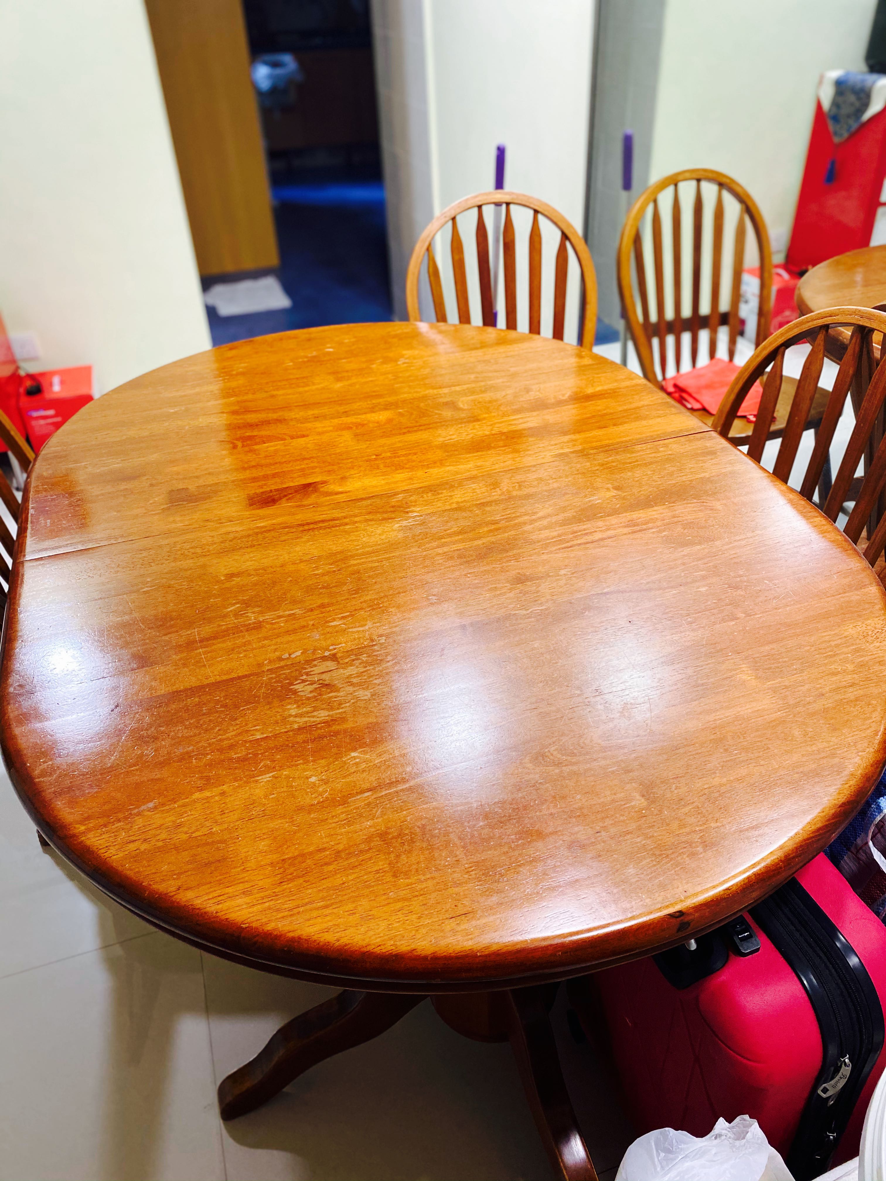 Pennsylvania House Oak Dining Table Set, Furniture & Home Living