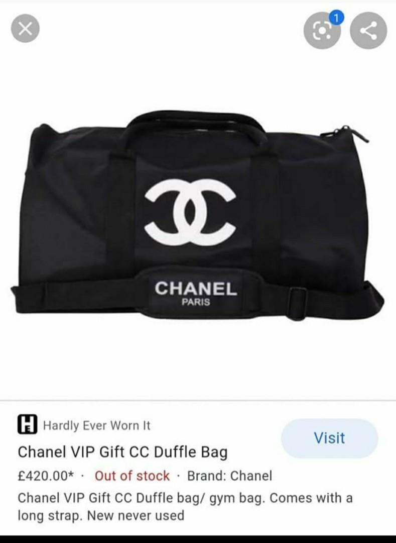 chanel vip duffle bag