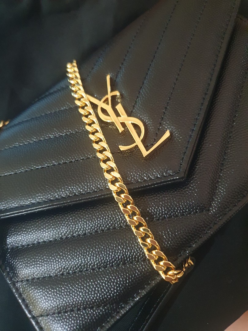 Ysl wallet shop on chain price