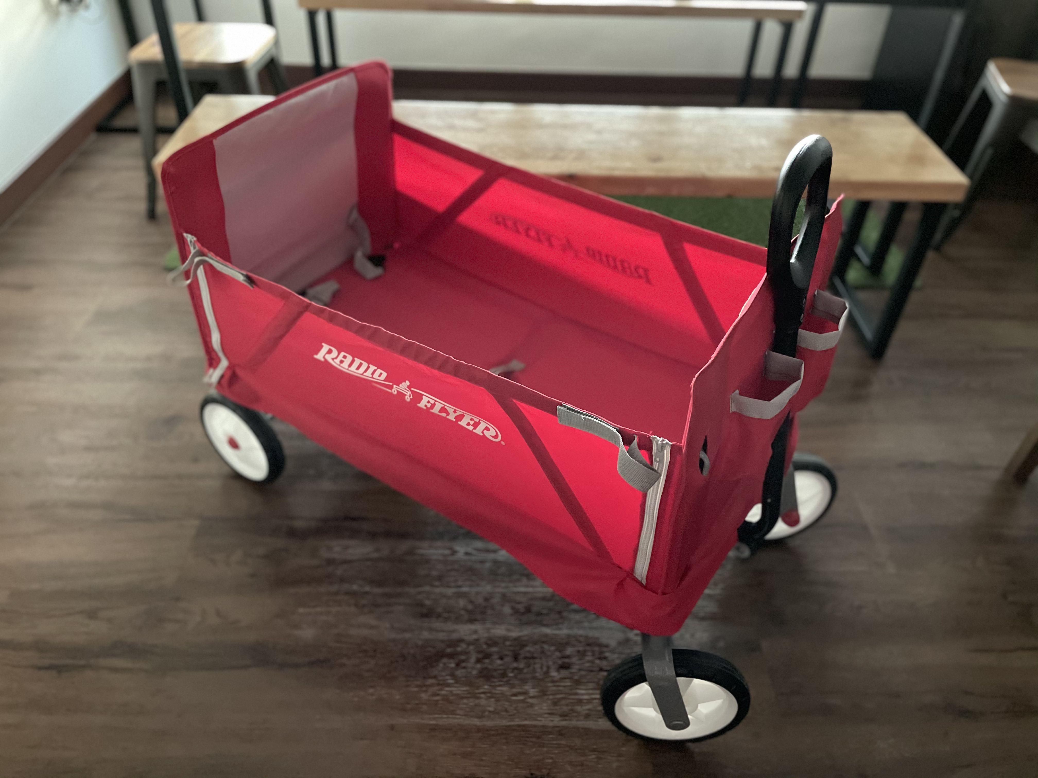 radio flyer folding wagon for kids and cargo