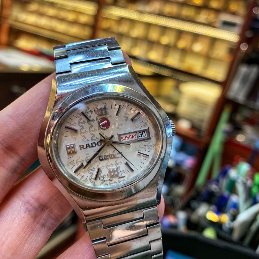 Rado White Conway Day Date Vintage Watch Luxury Watches on Carousell