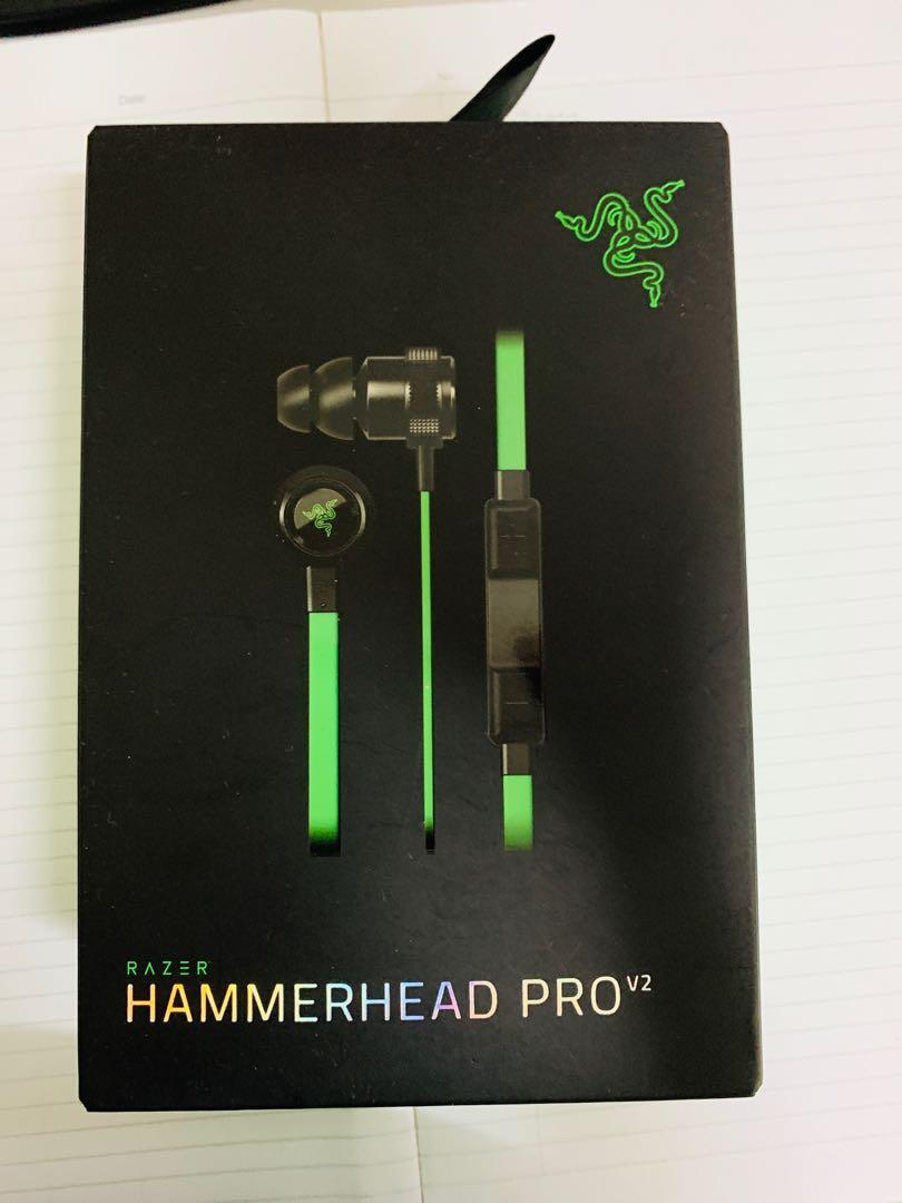 Razer Hammerhead Pro V2 Earphone Electronics Audio On Carousell