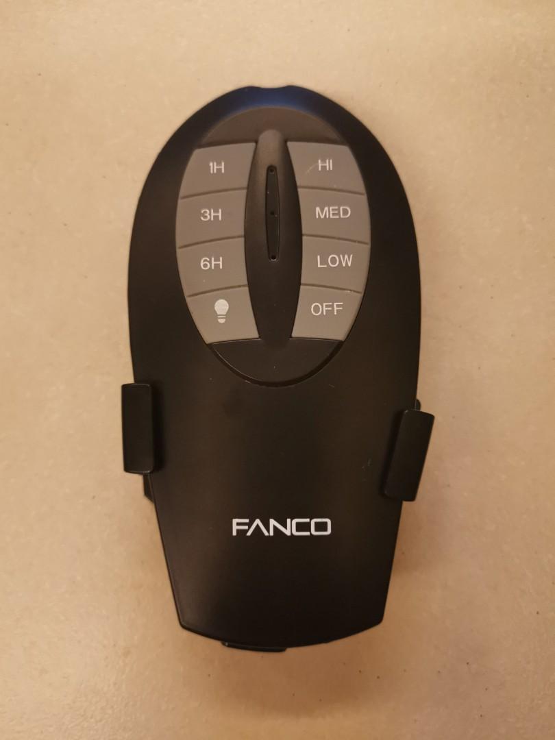 Remote Control for Fanco Ceiling Fan, Furniture & Home Living, Lighting