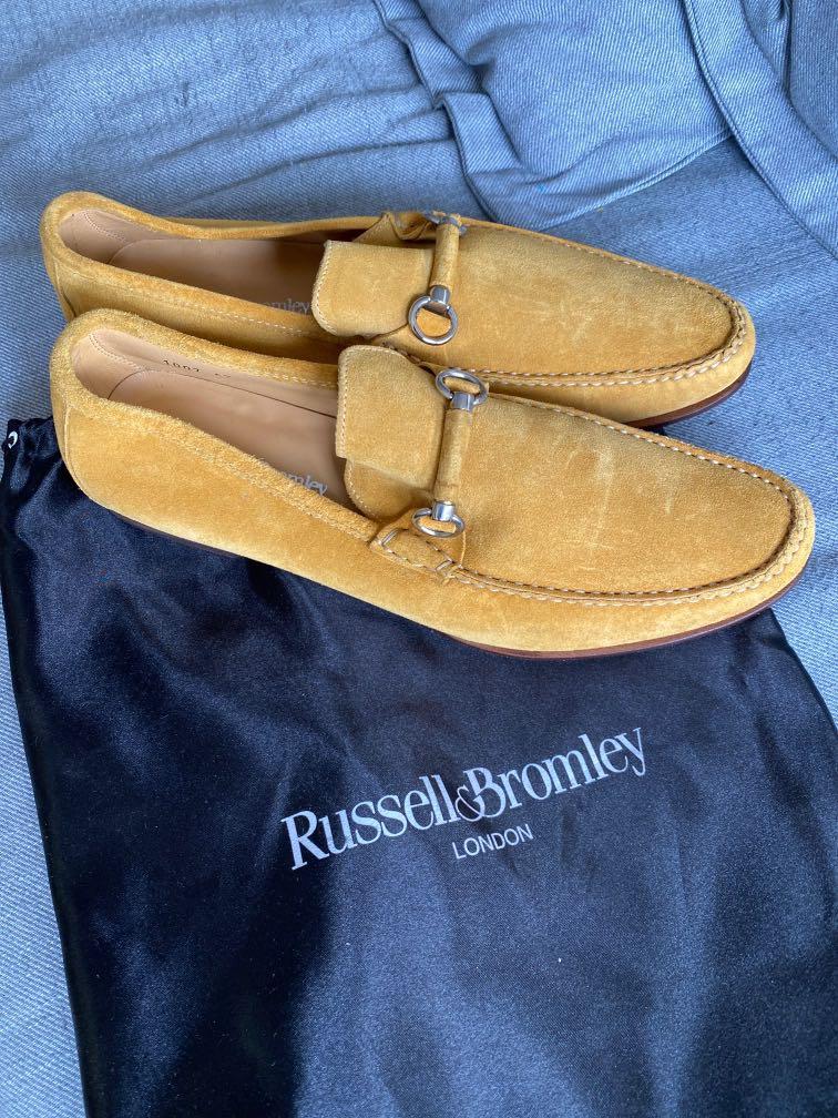 russell and bromley suede loafers