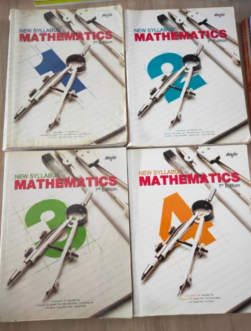 School Math Textbook Secondary School Math Textbook, Books & Stationery, Textbooks ...