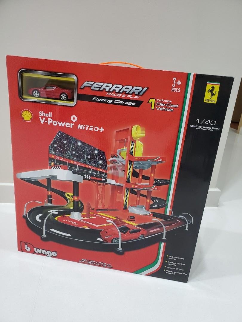 Shell Racing Toy Track Shell Ferrari Racing Garage playset, Hobbies & Toys, Toys & Games on ...