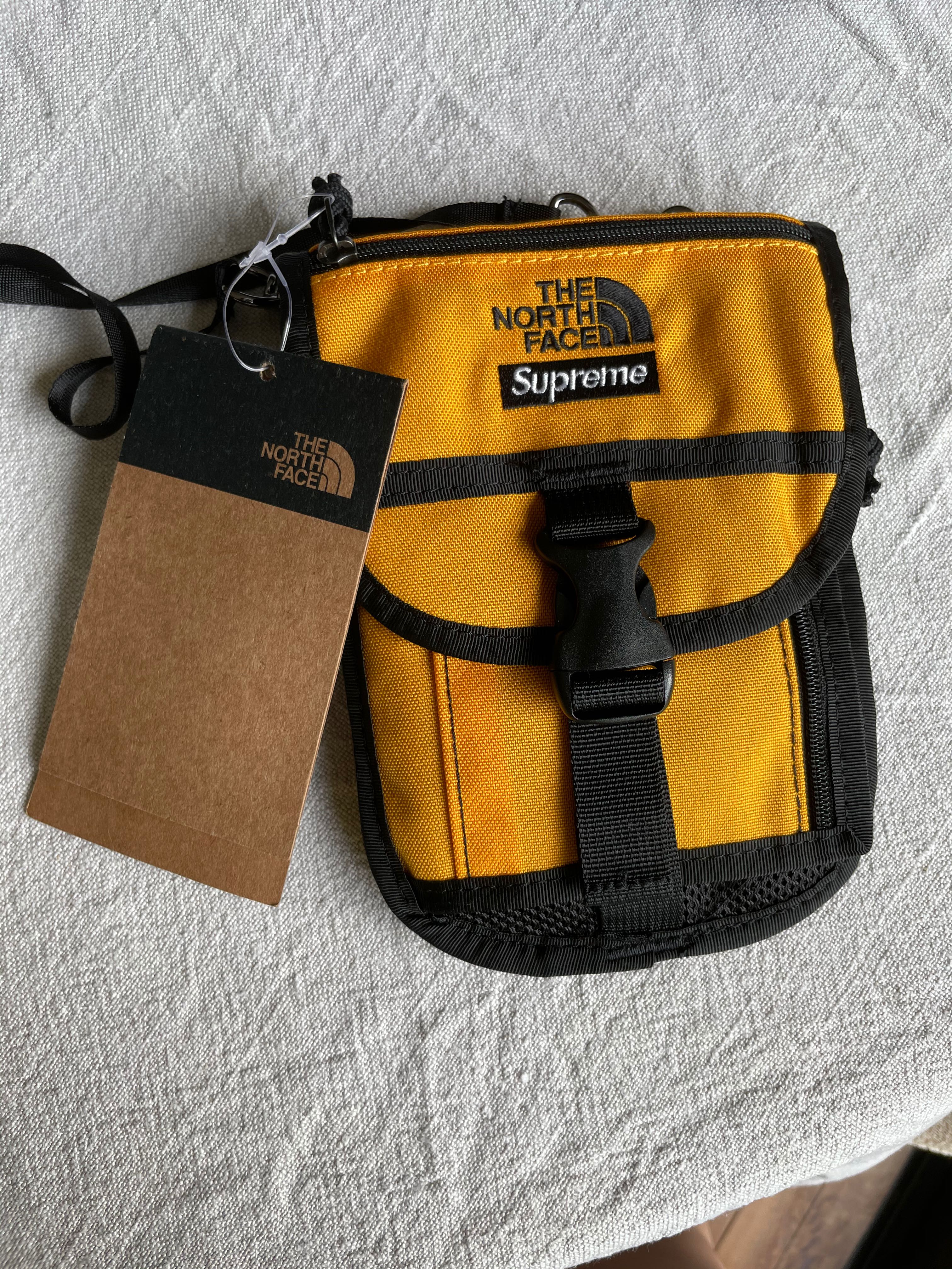 Supreme The North Face RTG Utility Pouch Gold, Men's Fashion, Bags