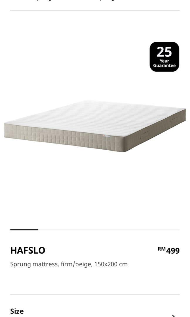Hafslo outlet sprung mattress