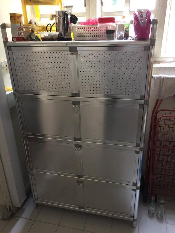 Used Stainless Steel 4 Rack Furniture Shelves Drawers On Carousell