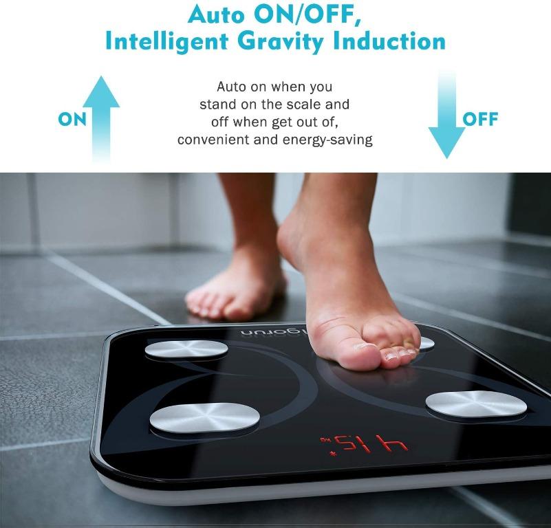 Toyuugo Bluetooth Body Fat Bathroom Scale,Scales Digital Weight,Weight Scale ,Body Composition Analyzer Wireless BMI