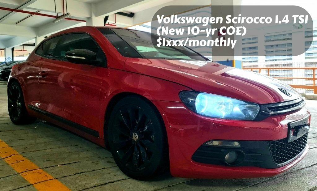 Volkswagen Scirocco 1 4 Tsi New 10 Yr Coe Auto Cars Used Cars On Carousell