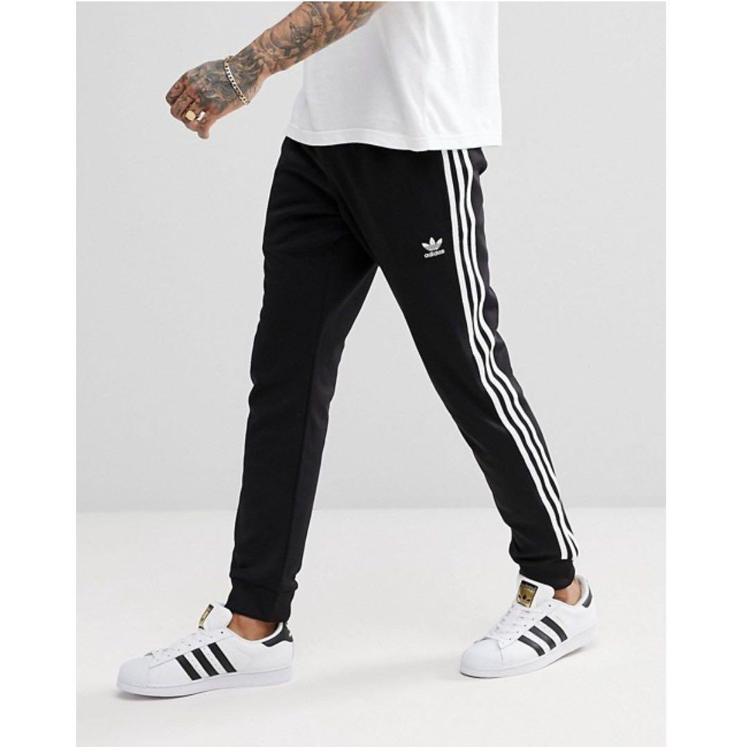 WTS Men's Adidas Originals Superstar Stripe Skinny Joggers, Men's  Fashion, Bottoms, Joggers on Carousell