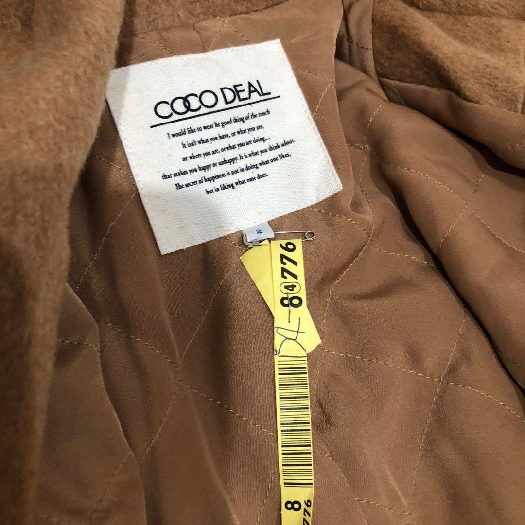 保留 日本品牌coco Deal 駝色毛料長版大衣 她的時尚 外套在旋轉拍賣 保留 日本品牌coco Deal 駝色毛料長版大衣 她的時尚 外套在旋轉拍賣