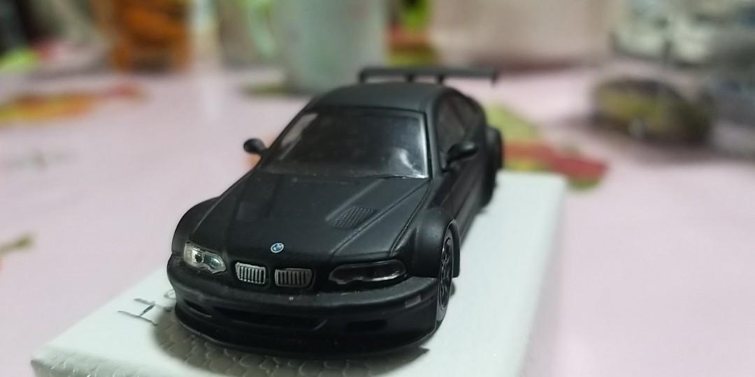 京商Kyosho 1/64 寶馬BMW M3 GTR 罕有隱藏版啞黑secret version 玩具