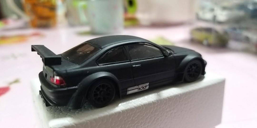 京商Kyosho 1/64 寶馬BMW M3 GTR 罕有隱藏版啞黑secret version 玩具