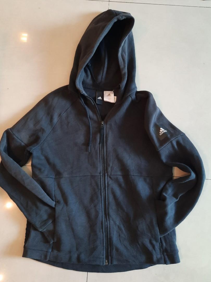 ladies black adidas hoodie