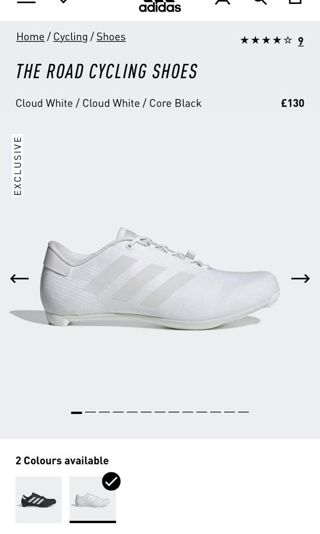 Adidas road cycling shoes, Sports Equipment, Bicycles \u0026 Parts, Parts \u0026  Accessories on Carousell