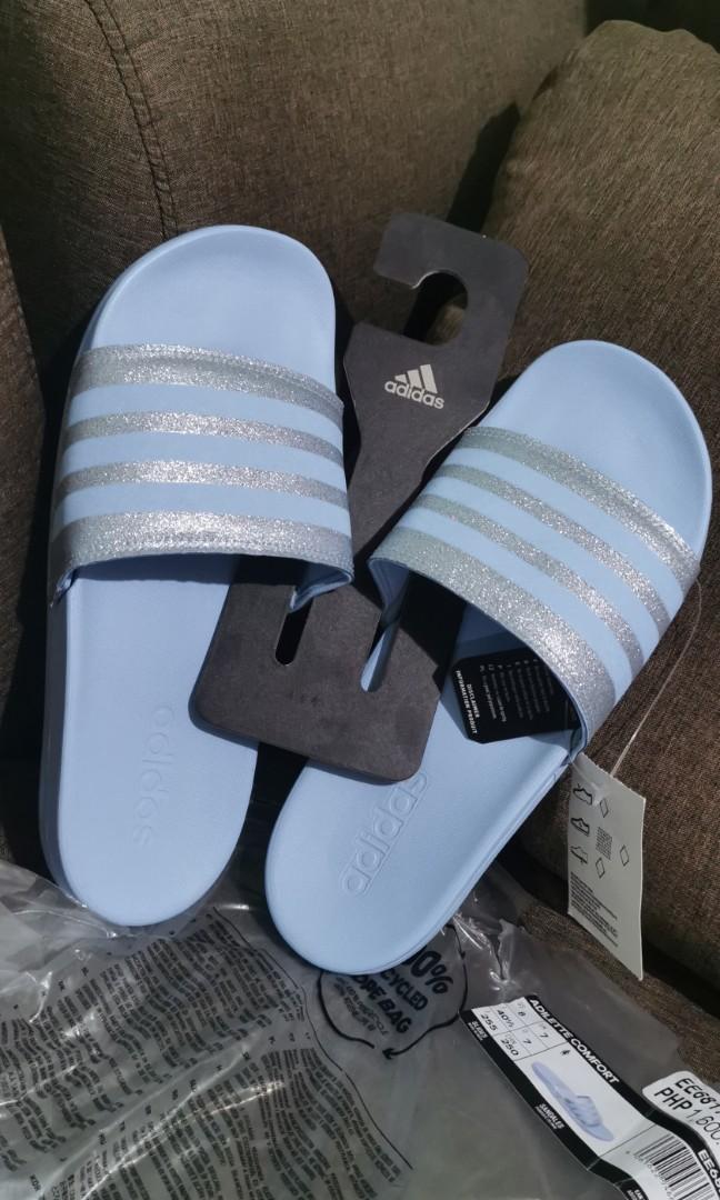 men's adidas swim adilette comfort slides