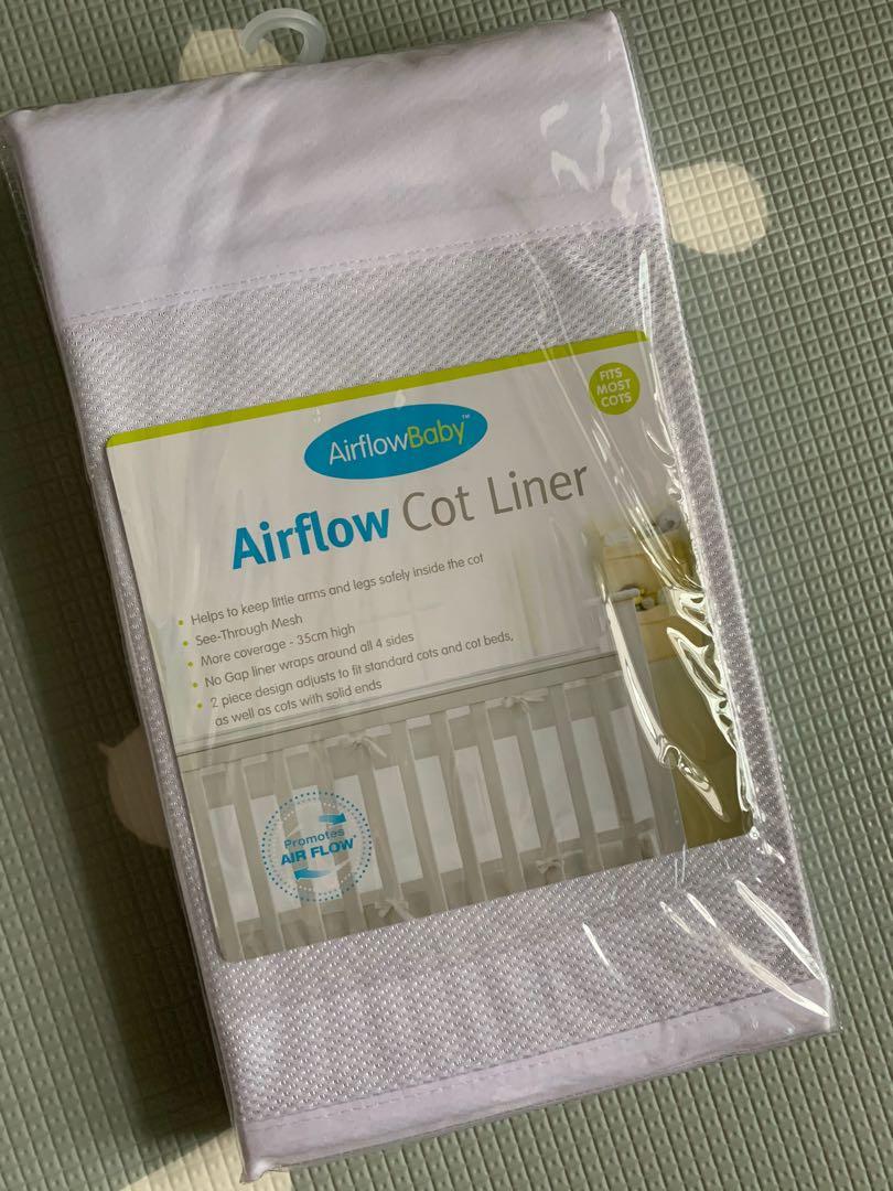 Crib Bumper Airflow Baby Cot Liner, Babies & Kids, Baby Nursery