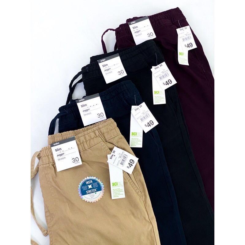 Anko jogger pants, Fesyen Pria, Pakaian , Bawahan di Carousell