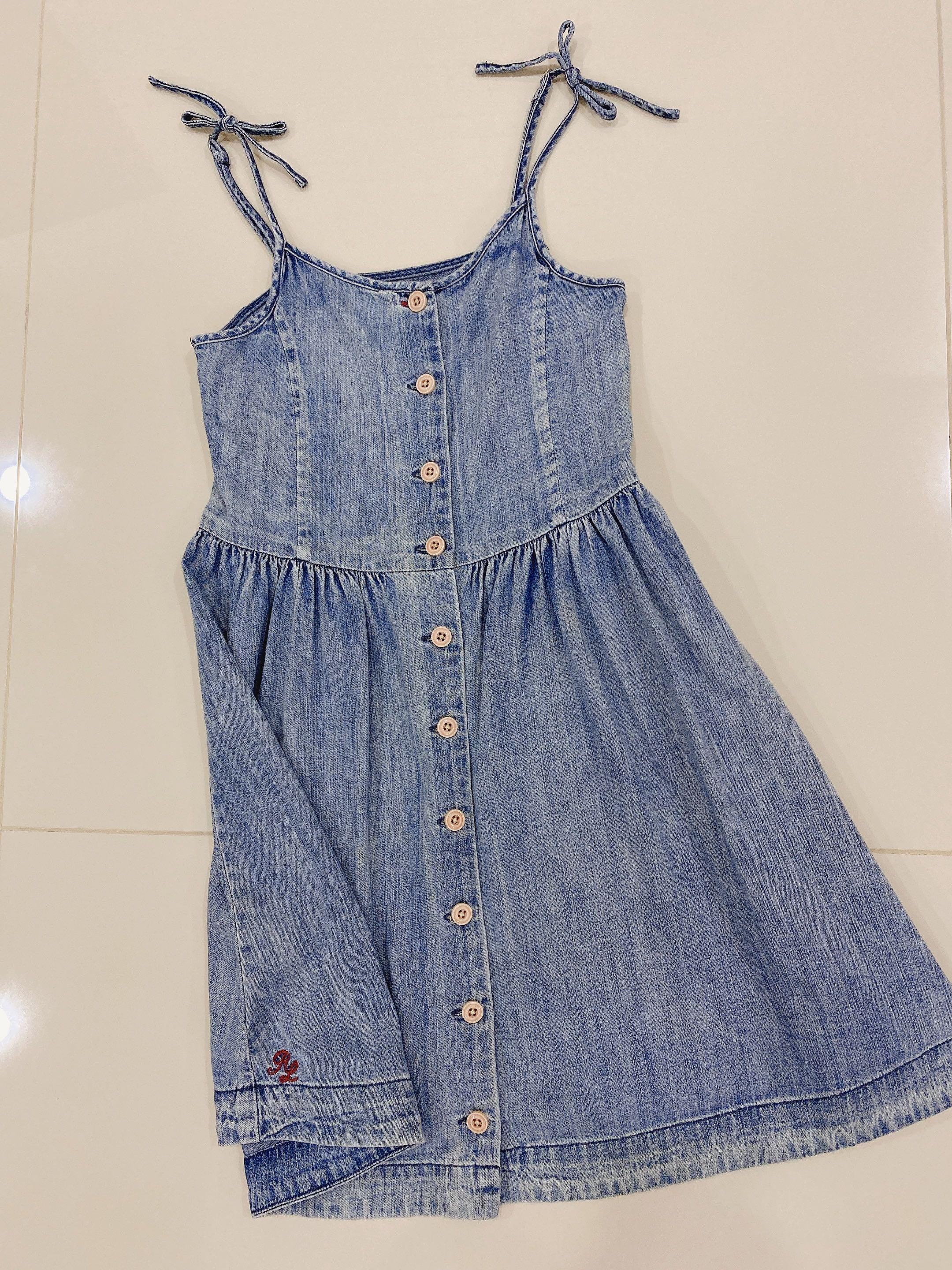 Ralph lauren girls best sale denim dress