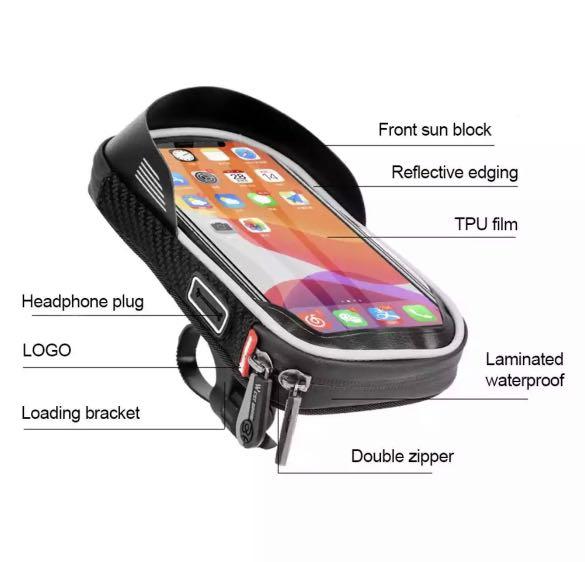 phone carrier for bike