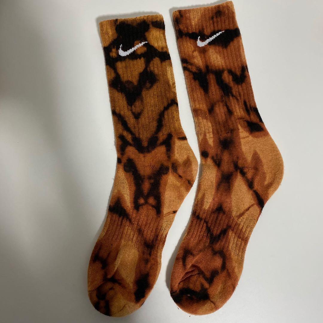 cheetah print nike socks