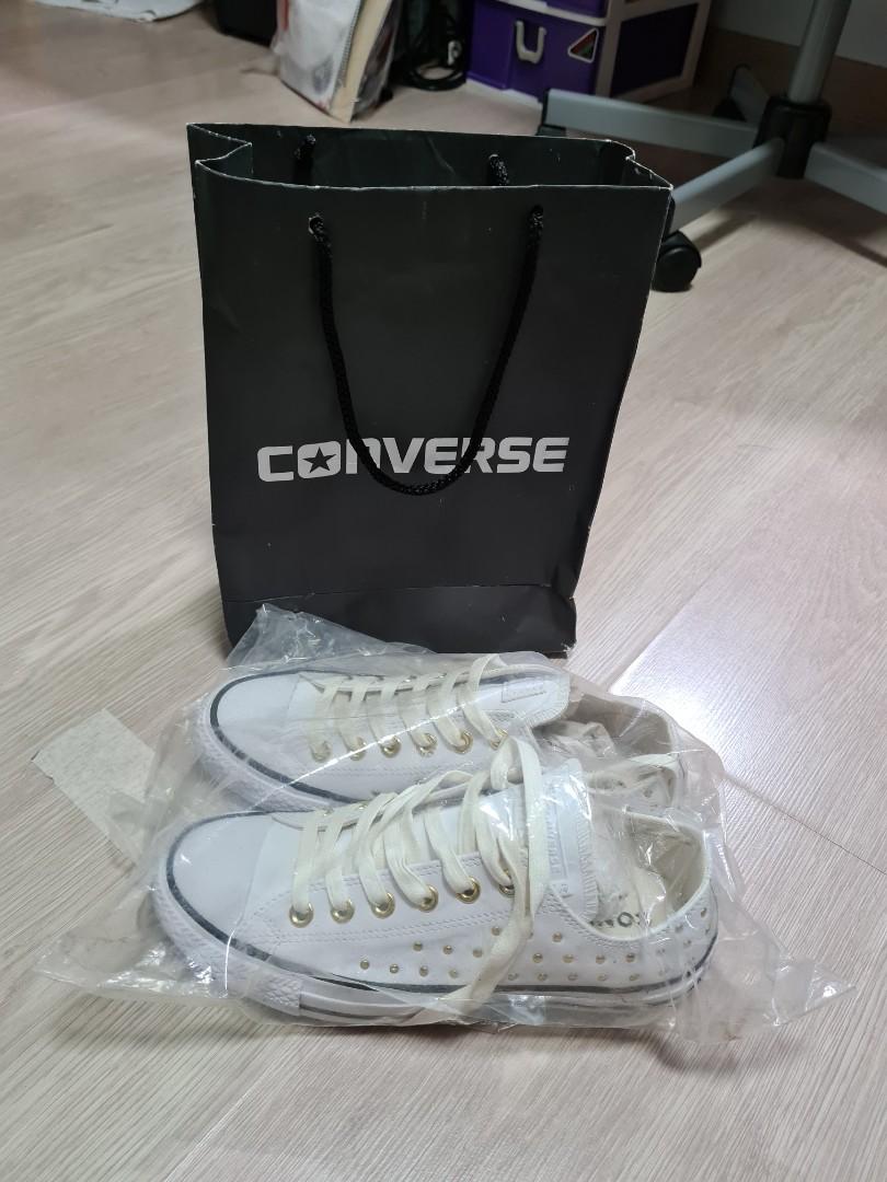 BN Converse Chuck Taylor All Star CTAS Ox White Gold Sneaker