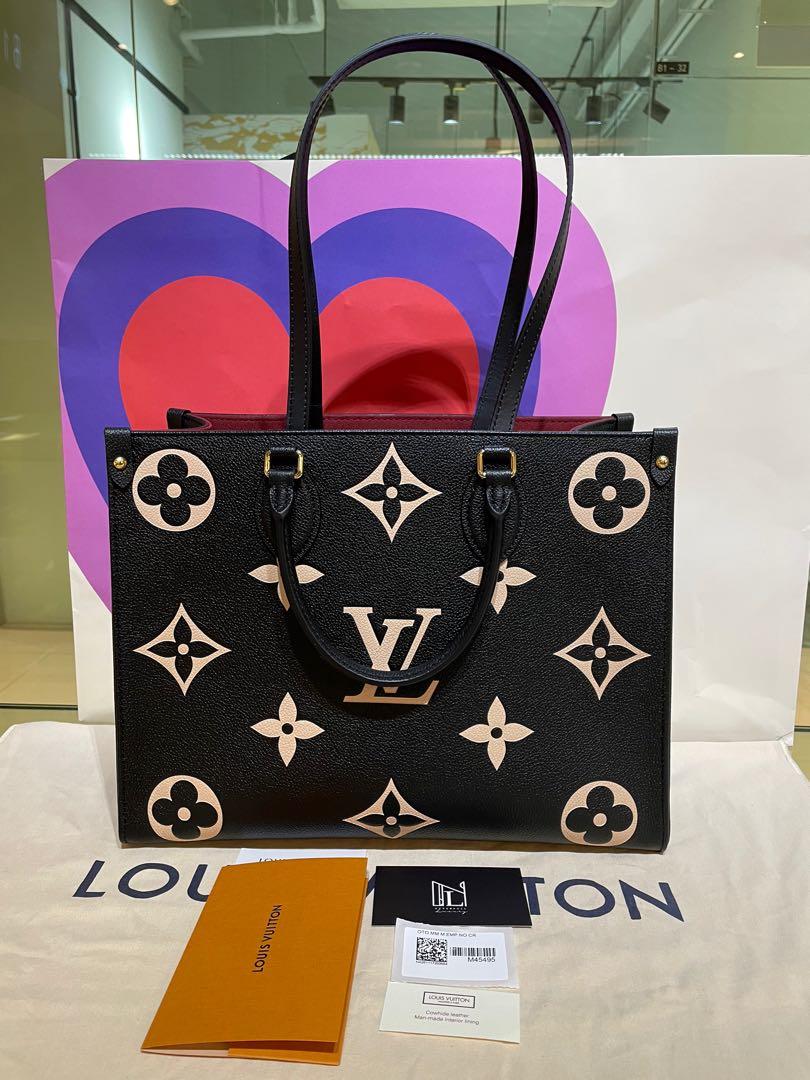 Louis Vuitton On The Go OTG MM Emp Noir Black Tote Bag BNIB, Luxury, Bags &  Wallets on Carousell