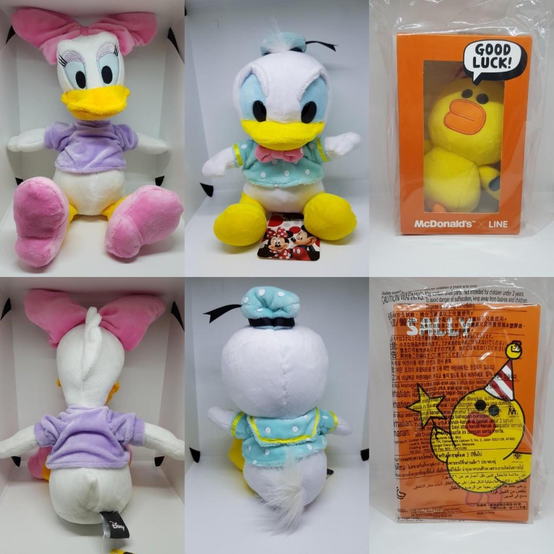 Brand New 10 Disney Daisy Duck 7 Disney Baby Donald Duck 5 Line Sally Good Luck Duck Doll Figurine Plush Stuffed Soft Toy Beanbag Hobbies Toys Toys Games On Carousell