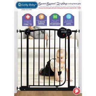 Brand New Lucky Baby Smart System 2 Ways Swing Back Gate