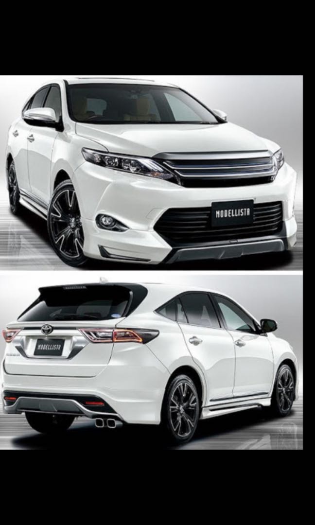 Brand New Toyota Harrier Modellista bodykit for Sales Car