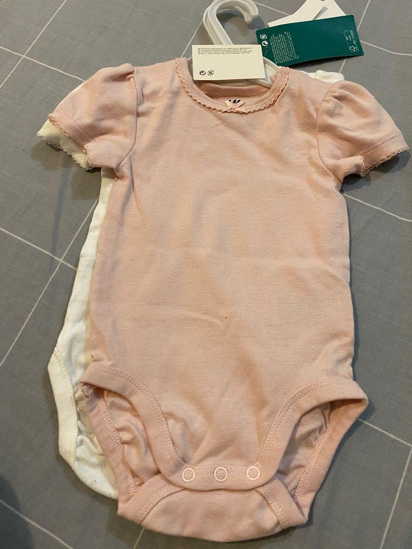 SALE Brandnew H M Baby 2pcs Onesies Babies Kids Babies Kids