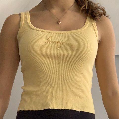 Honey tank top brandy melville clearance