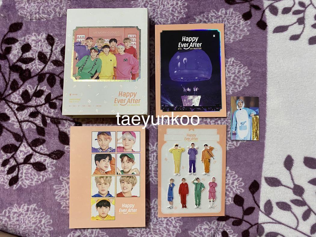 BTS 4th Muster Korea Happy Ever After HEA Bluray with Yoongi Suga Photocard  PC, Hobbies  Toys, Memorabilia  Collectibles, K-Wave on Carousell