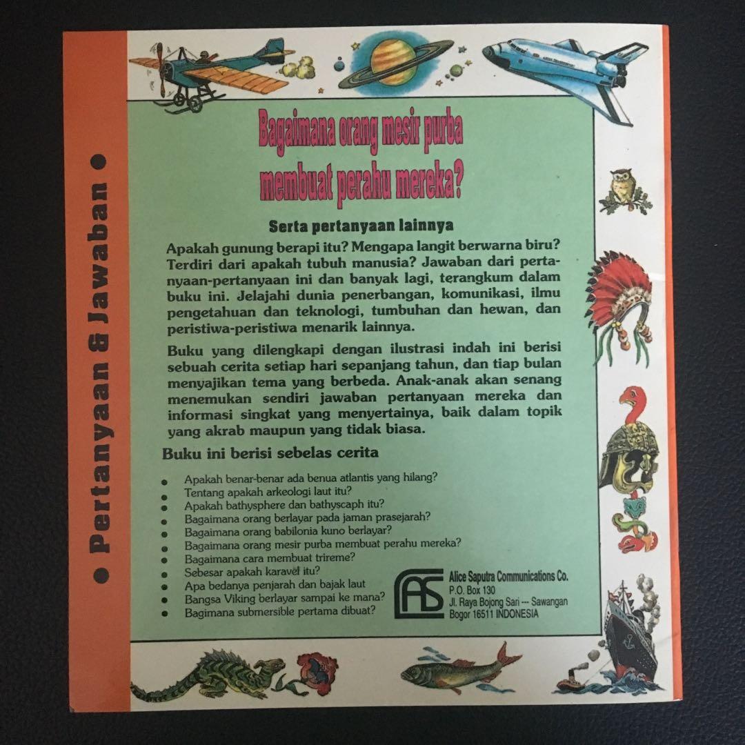 buku cerita mendidik anak “bagaimana orang mesir purba membuat perahu