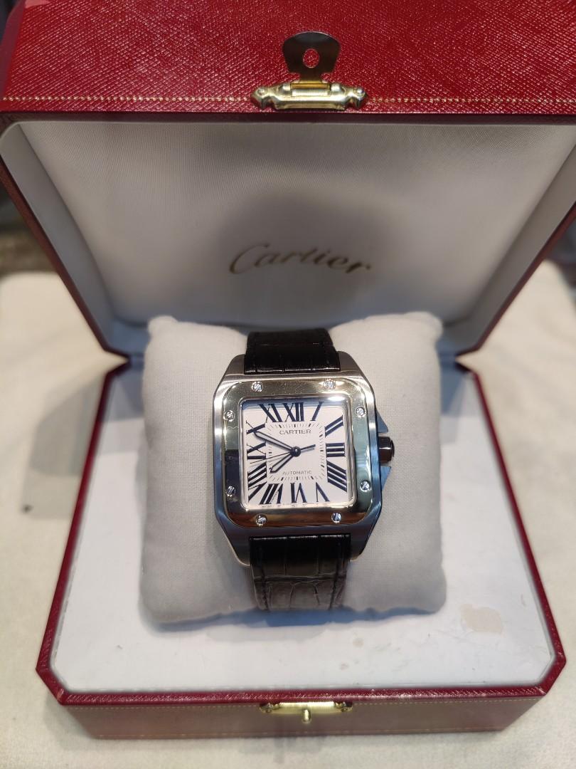 Cartier Santos XL Half Gold, Luxury 