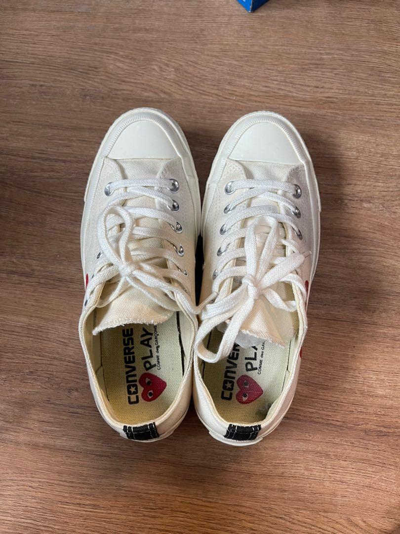CDG X Converse size 37.5 Women s Fashion Footwear Sneakers on Carousell