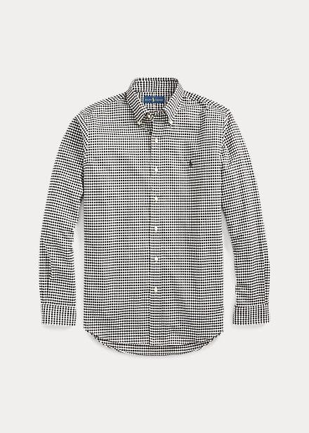 Classic fit plaid twill shirt Clearance