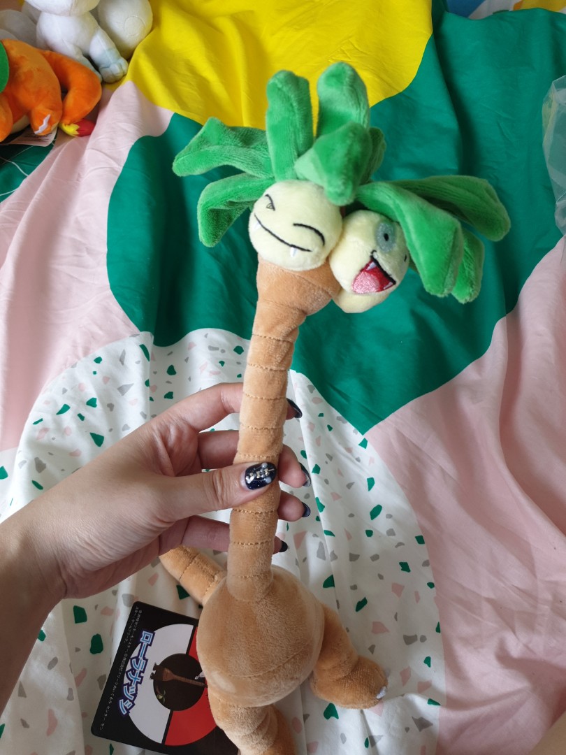 Claw machine alolan exeggutor plush toy