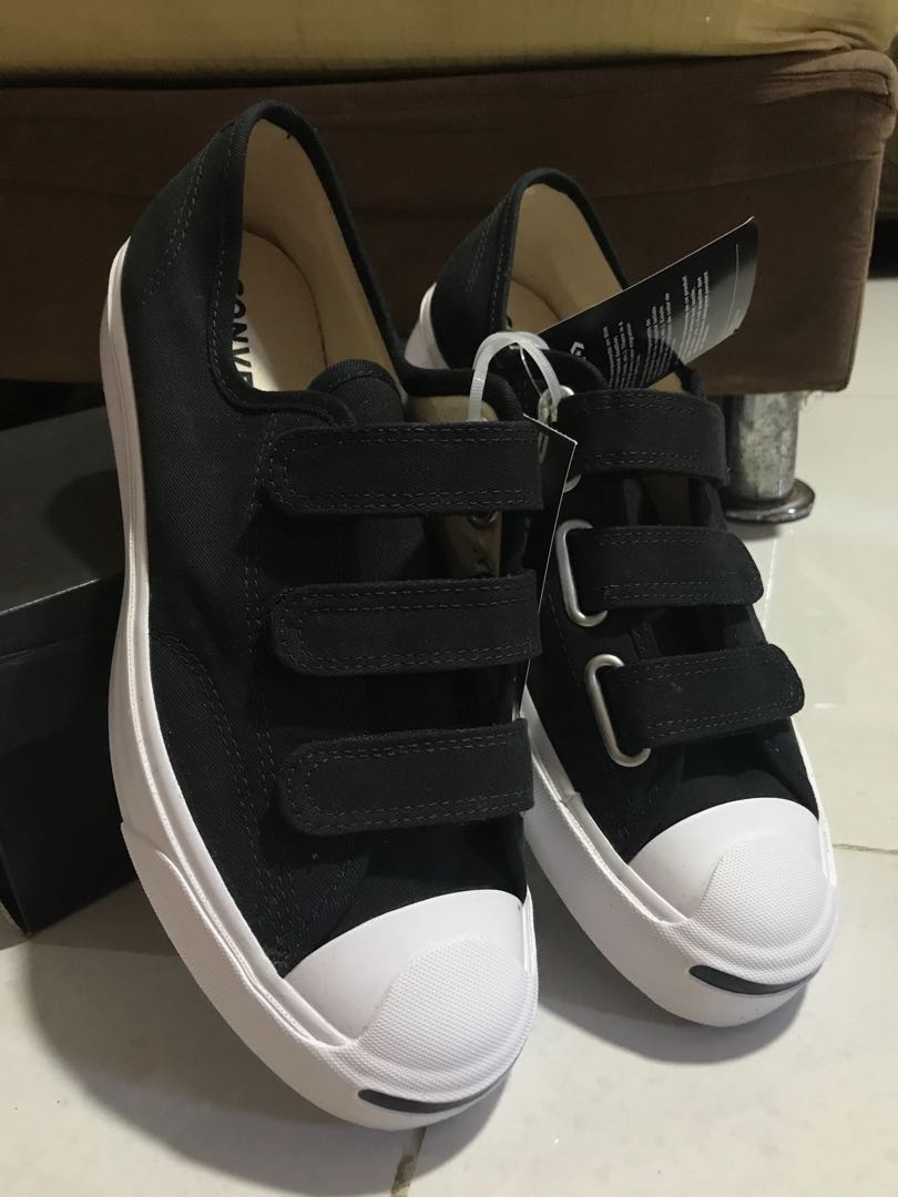 Converse Jack Purcell Velcro in black 