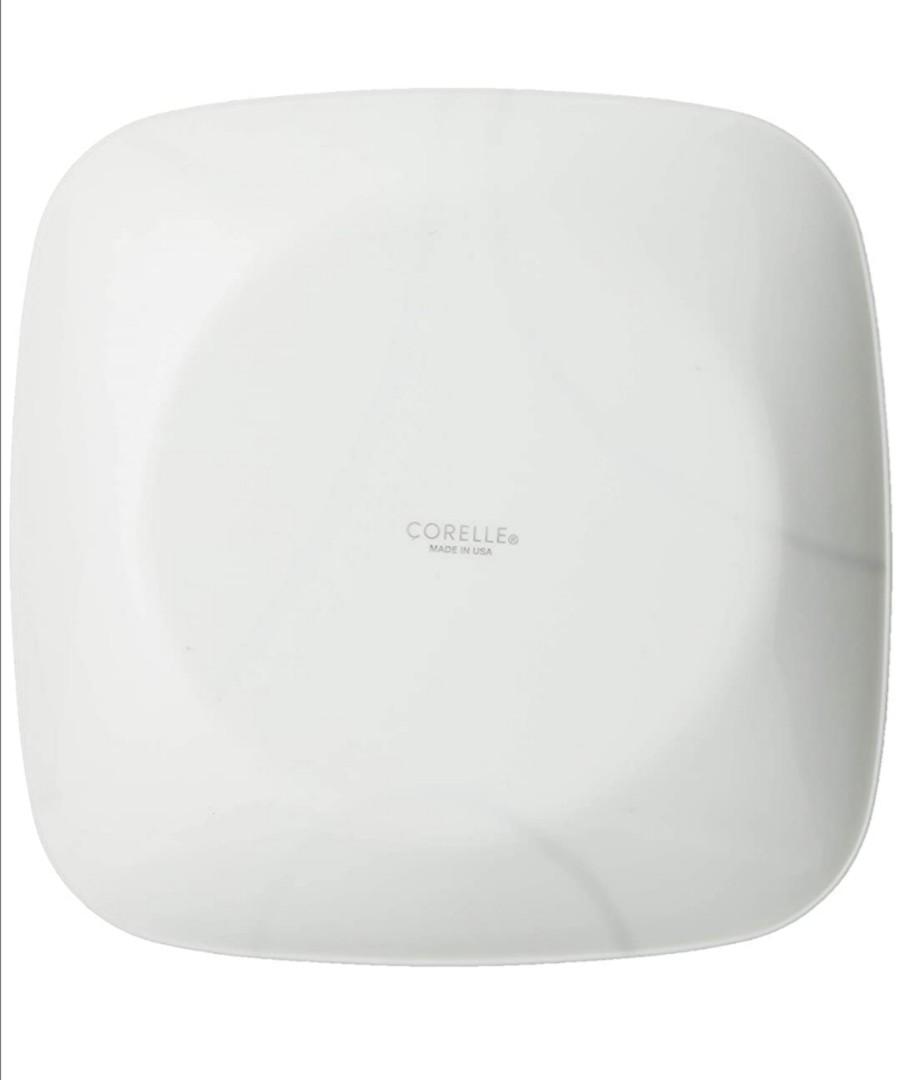 Corelle Simple Lines Lunch Plate 6 piece set Lunch plates White