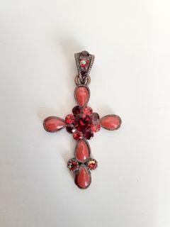 Crucifix Pendant (Red)
