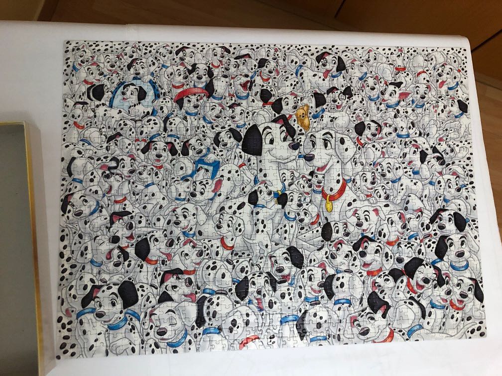 Disney 101 dalmatians 1000 piece impossible puzzle, Hobbies & Toys ...