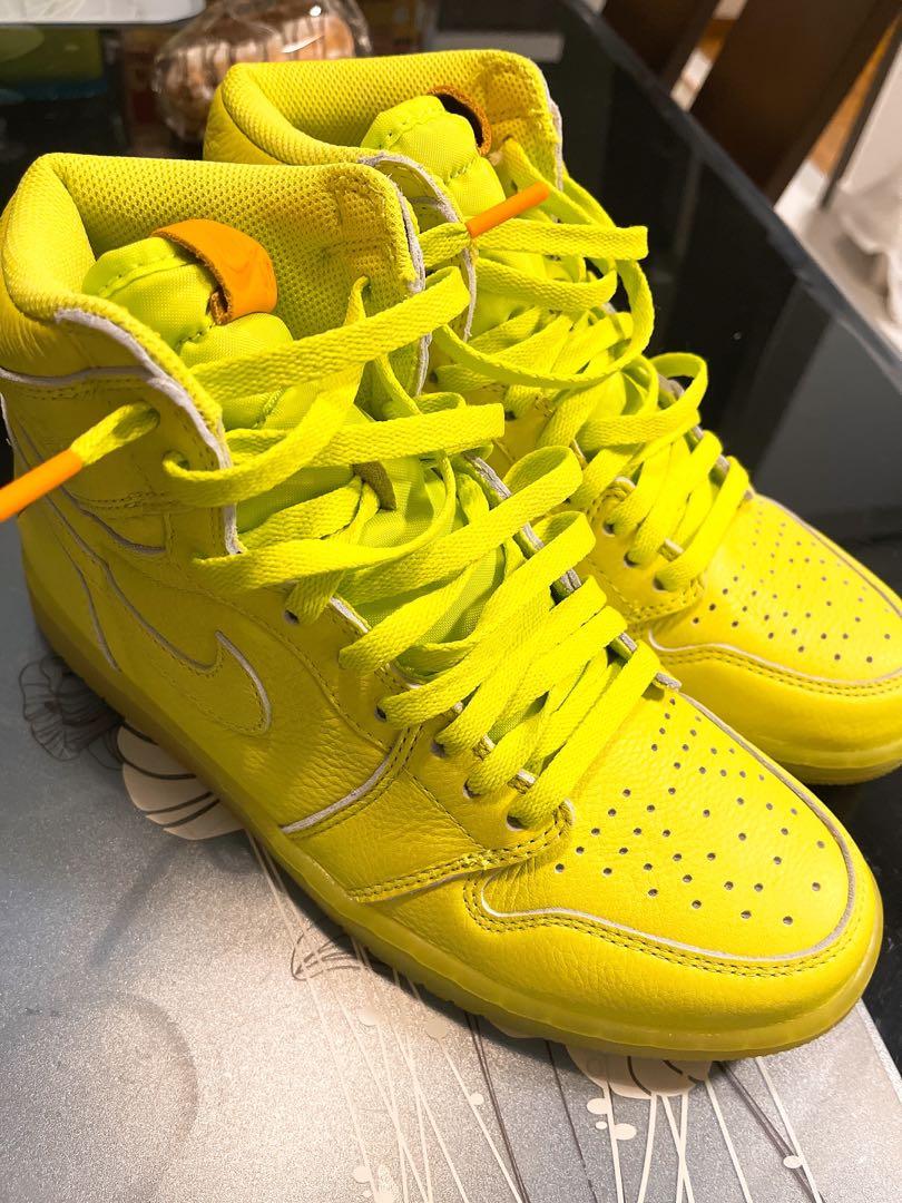 Lemon lime jordan 1 top