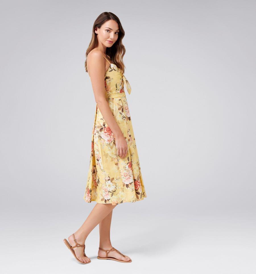 Mia tie front hotsell button through dress